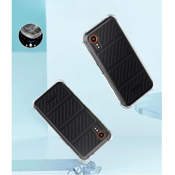 Etui do Samsung Galaxy Xcover 7, Dropproof, przezroczyste