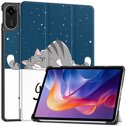 Etui z klapką i motywem kota do Xiaomi Redmi Pad 2