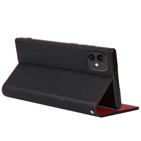 Skórzane etui do iPhone 11, ERBORD Grain Leather, czarne
