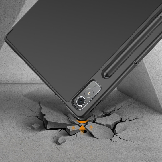 Etui do Lenovo Tab P12, Smartcase z miejscem na rysik, czarne