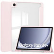 Etui do Samsung Galaxy Tab A9+, Smartcase Hybrid, z miejscem na rysik, różowe