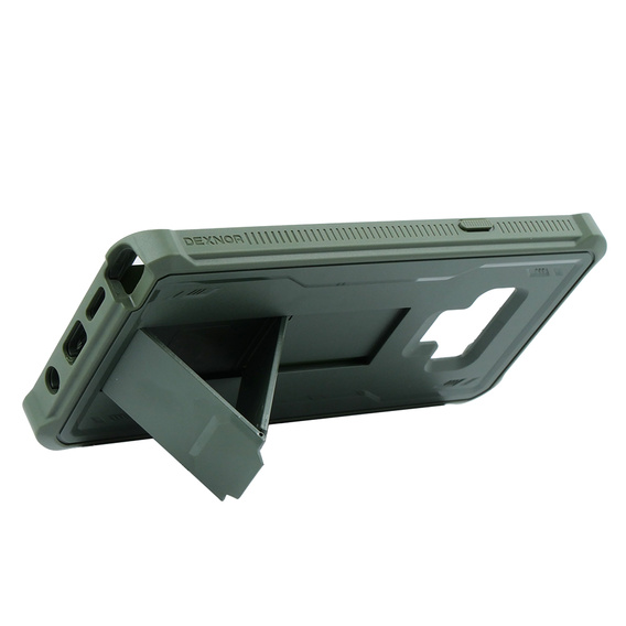 Etui pancerne do Samsung Galaxy Note 9, Dexnor Full Body, zielone