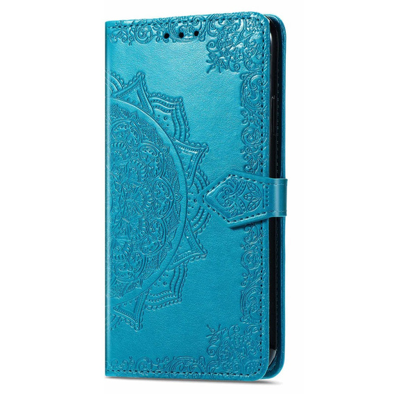 Etui z klapką do Oppo Reno8 T, Mandala, niebieskie