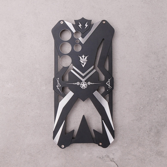 Etui pancerne do Samsung Galaxy S23 Ultra, Aluminum Alloy, czarne