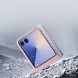 Etui Dux Ducis Bril Series do Samsung Galaxy Z Flip7 5G – różowe, skórzane