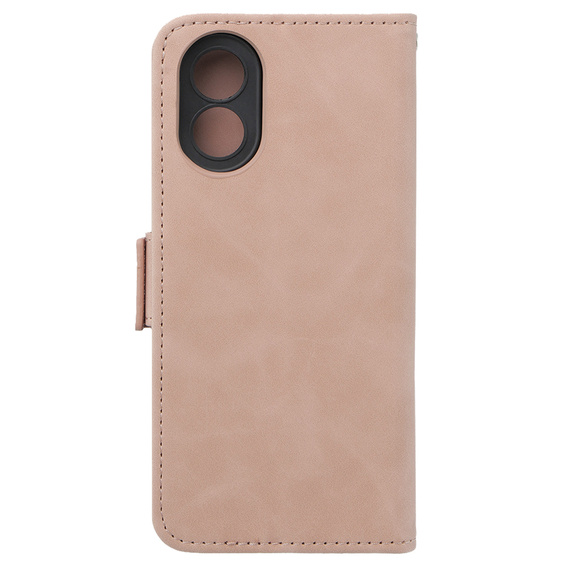 Etui z klapką do Oppo A38 4G / Oppo A18 4G, Card Slot, różowe