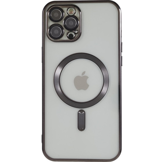 Zestaw Etui do iPhone 12 Pro, MagSafe Hybrid, czarne + Szklo