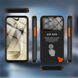Etui Wodoodporne IP68 do iPhone 15 Pro, SHELLBOX Air Box, czarne