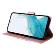 Etui Tech-Protect Wallet do Samsung Galaxy A25 5G, Marble, Różowe