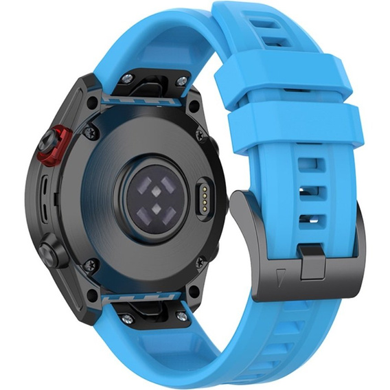 Pasek Silikonowy QuickFit 20mm do Garmin Fenix 5S/6S/7S/ 8 43mm, Niebieski