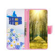 Etui z klapką do Xiaomi Redmi 13C / Poco C65, Wallet, Butterfly & Flowers białe