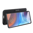 Etui z klapką do Motorola Moto E7 Power / E7i Power, Wallet Litchi Texture, czarne