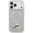 Etui Karl Lagerfeld Karl & Choupette Pins MagSafe do iPhone 17 Pro Max