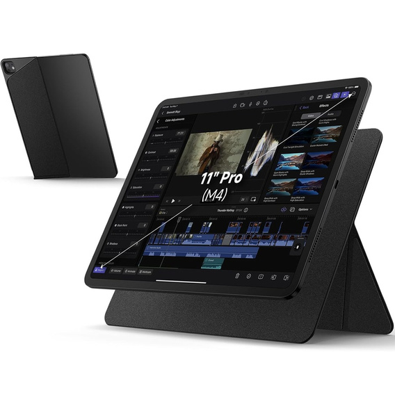 Składany stojak magnetyczny SURITCH do iPad Pro 11" 2024 (5. generacji) – czarny