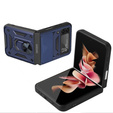 Etui pancerne do Samsung Galaxy Z Flip3 5G, CamShield Slide, niebieskie