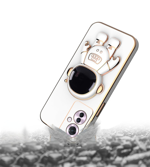 Etui do Oppo Reno 11F 5G, Astronaut, białe