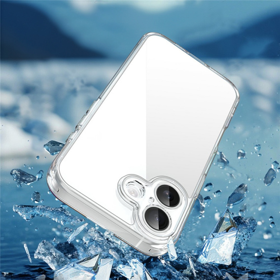 Etui do iPhone 17, z osłoną aparatu, przezroczyste