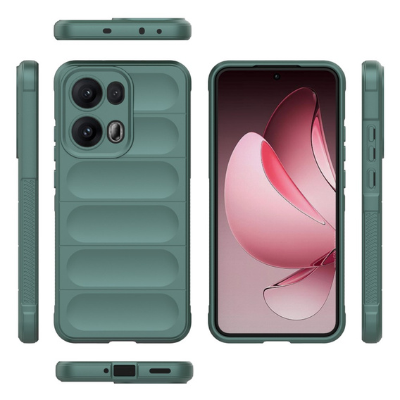 Etui do Oppo Reno 13 Pro, Gaming Shockproof, zielone