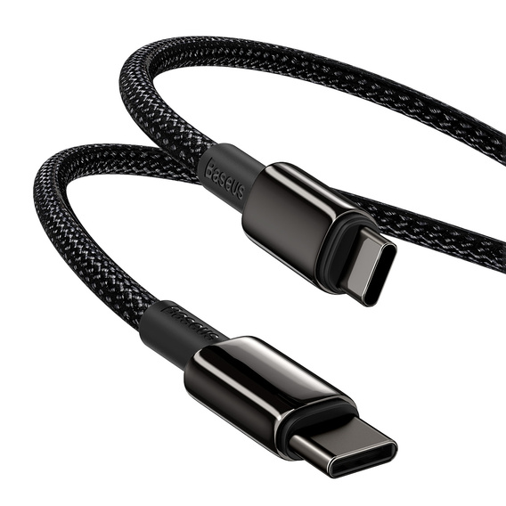 Baseus kabel USB-C na USB-C 1 m 100 W Tungsten - Czarny