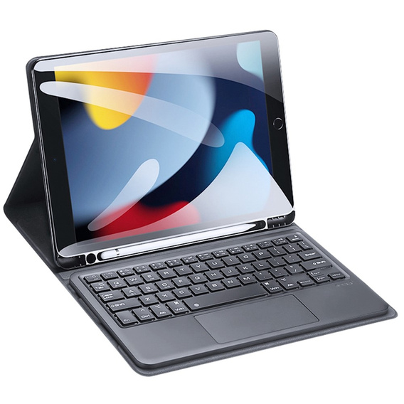 Etui z klawiaturą do iPad 10.2" 2021/2020/2019 (9/8/7 gen.), Dux Ducis Magnetic Keyboard, czarne