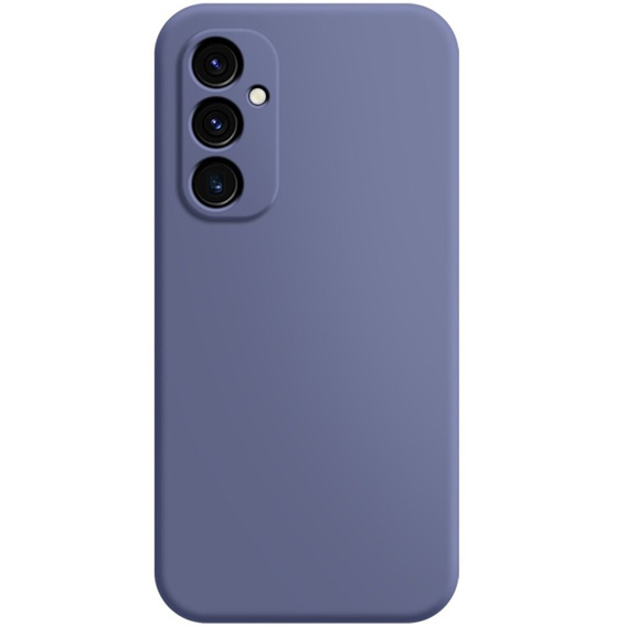 Etui do Samsung Galaxy A25, Silicone Lite, granatowe + szkło 9H