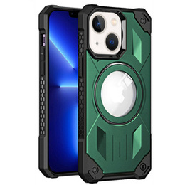 Etui do iPhone 13, Heavy Duty MagSafe, zielone