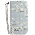 Etui z klapką do Samsung Galaxy A14 4G/5G, Wallet, Magnolia Flowers szare