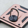 Etui pancerne do Samsung Galaxy Z Flip5 5G, Nox Case Ring, różowe rose gold
