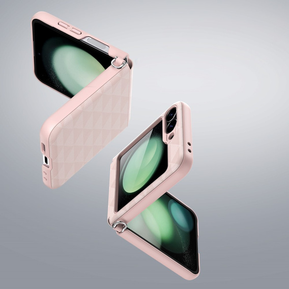 Etui Dux Ducis do Samsung Galaxy Z Flip7 FE / Z Flip6, Fitt, różowe
