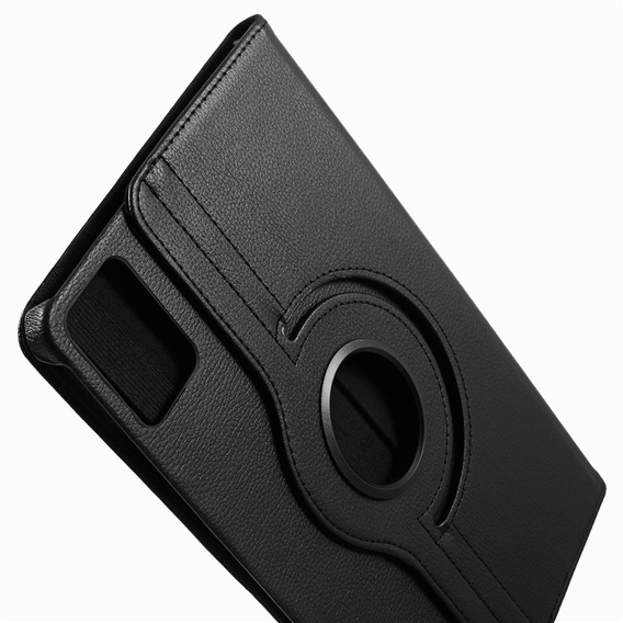 Etui do Lenovo Idea Tab 11" 2025 TB336FU TB336ZU, Obrotowe 360, z podstawką, czarne