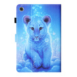Etui do Lenovo Tab M10 Plus TB-X606F, z klapką, tiger