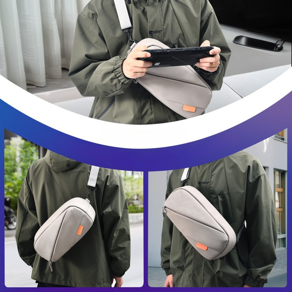 Szara torba ochronna StarTRC Games – do Steam Deck i Steam Deck OLED