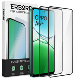 2x Szkło Hartowane ERBORD 3D do Oppo A5 5G / A5m – ochrona całego ekranu