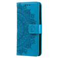 Etui z klapką do Samsung Galaxy A14 4G/5G, Mandala, niebieskie