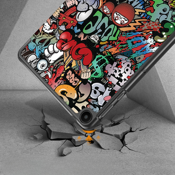 Etui do Huawei MatePad SE 10.4 2022, Smartcase, graffiti