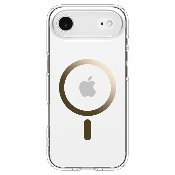 Etui Spigen Ultra Hybrid MagSafe do iPhone 17 Air, Clear / Gold