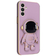 Etui do Samsung Galaxy A34 5G, Astronaut, fioletowe