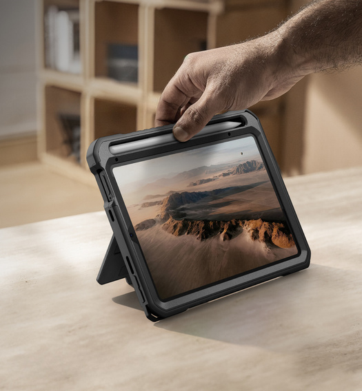 Etui Dexnor 360° z paskiem i uchwytem na rysik do iPad mini 8.3" 2021 (6 gen.) / iPad mini 8.3" 2024 (7 gen.)