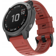 Pasek Silikonowy QuickFit do Garmin Fenix 26mm, Czerwony