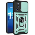 Etui pancerne do Xiaomi 13 Lite, CamShield Slide, zielone