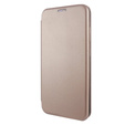Etui z klapką do Samsung Galaxy S20 Ultra, Flexi Book Elegance, różowe