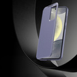 Etui z klapką do Samsung Galaxy S24+ Plus, Smart View Wallet, fioletowe