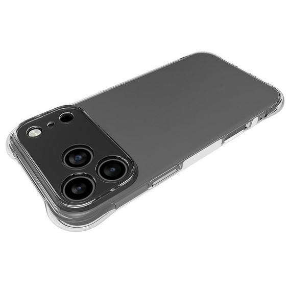 Etui TPU – wzmacniane rogi, ochrona aparatów do iPhone 17 Pro Max