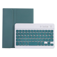 Etui z klawiaturą bluetooth do iPad mini 8.3" 2021 (6 gen.) / iPad mini 8.3" 2024 (7 gen.), Ciemnozielone