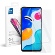 Zestaw Etui do Xiaomi Redmi Note 11 / 11S, AntiDrop Hybrid, przezroczyste z czarną ramką + Szkło