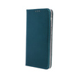 Etui z klapką do Samsung Galaxy A54 5G, Smart Magnetic, ciemnozielone + szkło 9H