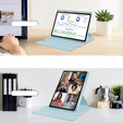 Etui z klawiaturą do Lenovo Tab M11, Rotary 360° Leather, jasnoniebieskie