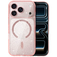 Etui silikonowe ERBORD Glitter MagSafe do iPhone 17 Pro Max