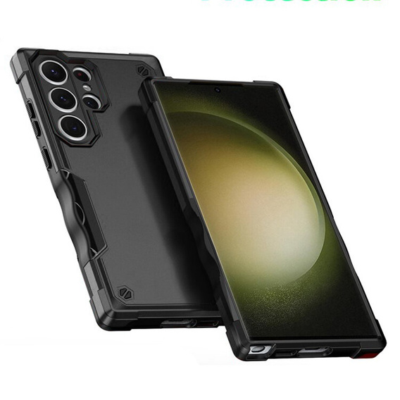 Etui pancerne do Samsung Galaxy S24 Ultra, czarne