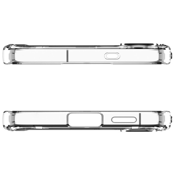 Etui Spigen Ultra Hybrid Mag MagSafe do Samsung Galaxy S25 Ultra, Clear / White